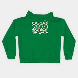 Nurse The One Who Saved The World 2020 Kids Hoodie